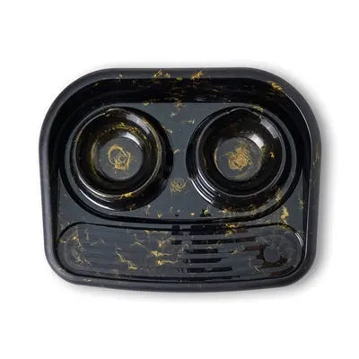 Savic Butler Futter- Und Trinkschale Mit Tablett Marmor Schwarz/Gold