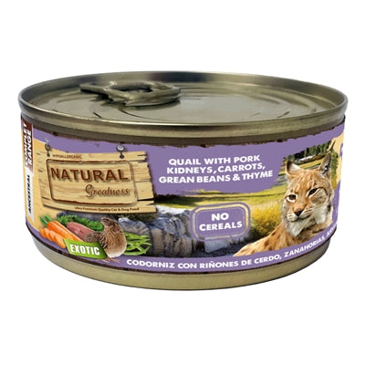 Natural Greatness Wachtel / Schweineniere / Karotte / Grüne Bohnen / Thymian