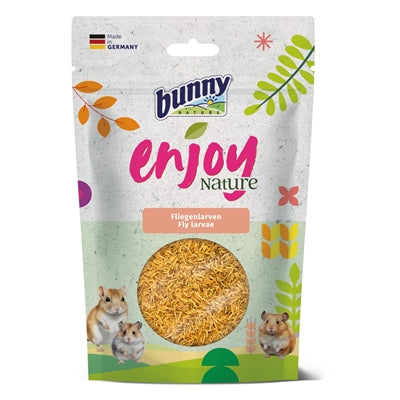 Bunny Nature EnjoyNature Fliegenlarven, proteinreicher Snack für Nager und Vögel