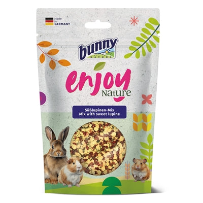 Bunny Nature EnjoyNature Süßlupinenmischung, eiweißreicher Nagersnack mit Lupinensamen