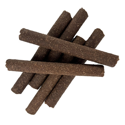 Petsnack Frikandelle Ente Kausnack Seitenansicht – natürlicher Hundesnack Verpackung