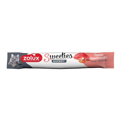 Zolux Sweeties Expert cremiger Stick Thunfisch und Garnele für Katzen, Leckerli