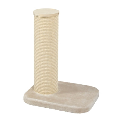 Zolux Stadt Katze 1 Kratzbaum beige kompakter Katzenbaum mit Sisalstamm