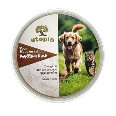 Utopia Psyllium Husk Dosierung – natürliche Verdauungshilfe für Hunde und Katzen