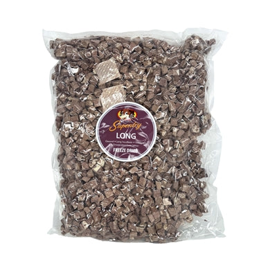 Petsnack Superdry Rinderlunge gefriergetrocknet Detailansicht – natürlicher Hundesnack Nahaufnahme