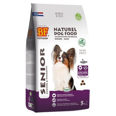 BF Petfood Senior Trockenfutter für kleine Hunderassen, altersgerechte Ernährung