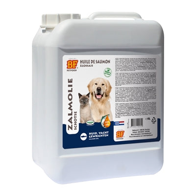 BF Petfood Lachsöl Nahrungsergänzung für Hunde und Katzen, Omega-3 für glänzendes Fell