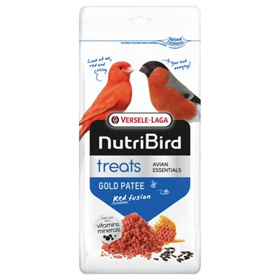 NutriBird Gold Patee Red Fusion – Eifutter-Leckerei für Vögel mit roten Früchten