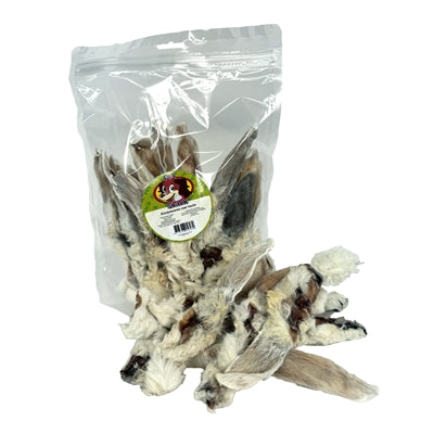 Petsnack Kaninchenohren mit Fell natürlicher Kausnack für Hunde mit Fellbesatz