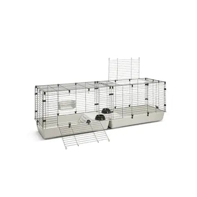 Savic Clubix 200 Nagetierkäfig Schwarz / Hellgrau