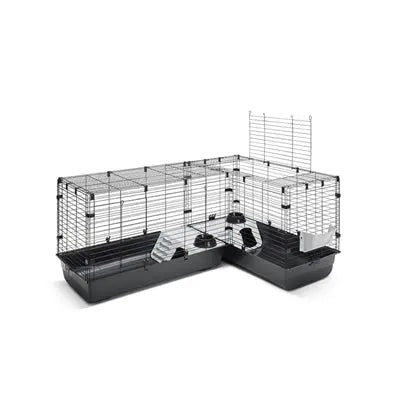 Savic Clubix Ecke Nagetierkäfig Schwarz