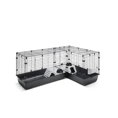 Savic Clubix Ecke Nagetierkäfig Schwarz
