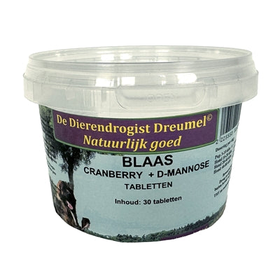 Dierendrogist Blasen-Tabletten mit Cranberry und D-Mannose für Hunde und Katzen