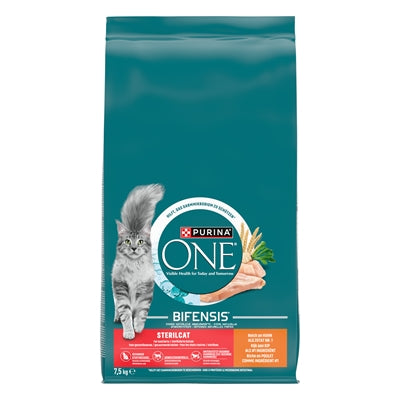 Purina ONE Sterilcat Katzenfutter mit Huhn und Weizen für sterilisierte Katzen
