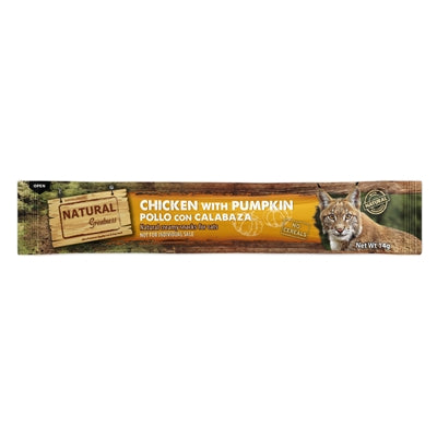 Natural Greatness Hähnchen Kürbis Verdauungshilfe Detailansicht – cremiger Katzensnack