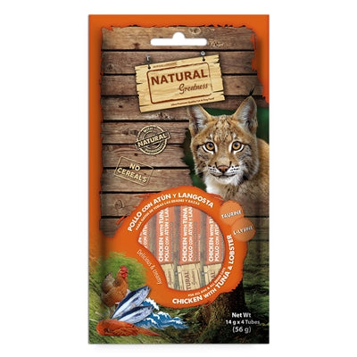 Natural Greatness cremiges Hähnchen mit Thunfisch und Hummer – Immunsystem-Unterstützung Katze