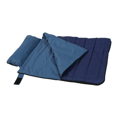 Zolux Biwak Hundedecke 2in1 Blau Detailansicht – wetterfeste Outdoor-Decke für Hunde in Blau