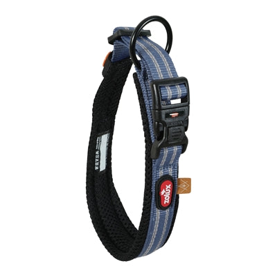 Zolux BVK Hundehalsband blau – Robustes Nylonhalsband für Hunde in Blau