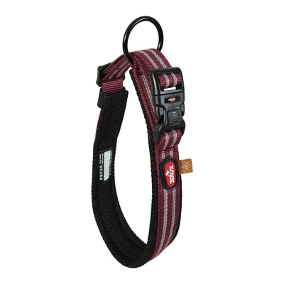 Zolux BVK Hundehalsband rot – verstellbares Nylon-Halsband für Hunde