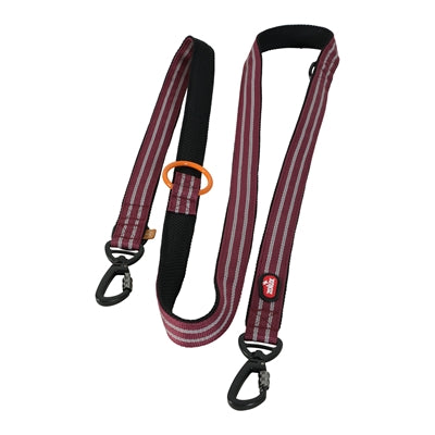 Zolux BVK Trainingsleine rot – verstellbare Hundeleine für Hundetraining