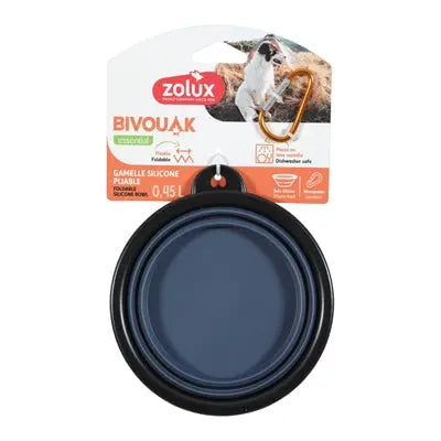Zolux Bvk Fressnapf Faltbar Silikon Blau