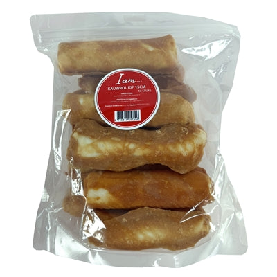 Kaurolle mit Hühnchen für Hunde von I Am, Seitenansicht
