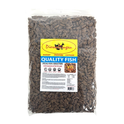 Budget Premium Fisch Katzenfutter – Verpackung mit Inhaltsstoffen und Analyse
