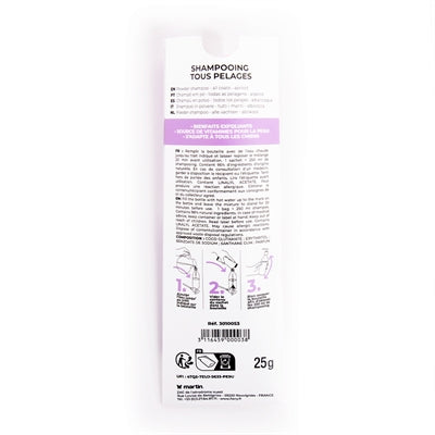 Hery Universal Shampoopulver Detailansicht – Trockenshampoo für alle Hunderassen