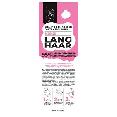Hery Shampoopulver Langhaariges Fell