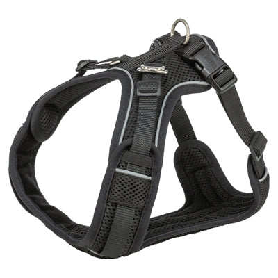 Trixie Premium Hundegeschirr Flexmesh schwarz – Detailansicht Mesh-Gewebe