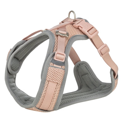 Trixie Hundegeschirr Premium Flexmesh Brustgeschirr blush rosa – Frontansicht