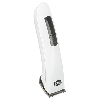Trixie TR1600 Hundeschermaschine – Seitenansicht mit Ladestation