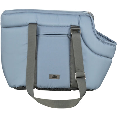 Trixie Hundetasche Victoria Hellblau Tragetasche für Hunde Frontansicht