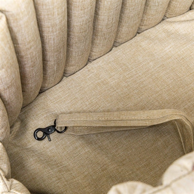 Trixie Hundetasche Sophie Olivgrün Detailansicht Verschluss