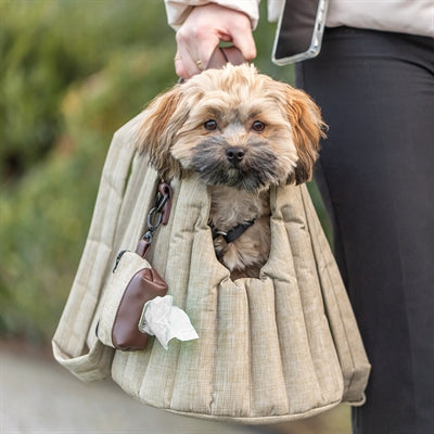Trixie Sophie Hunde-Transporttasche Olivgrün mit Hund