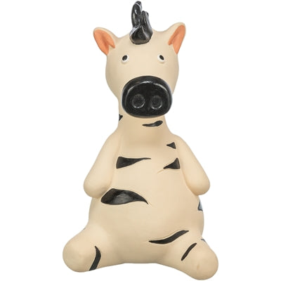 Trixie Zebra Latex – quietschendes Hundespielzeug aus Naturlatex in Zebraform