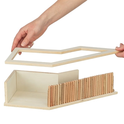 Trixie Beobachtungskasten Maus / Hamster Mit Tunnel Unbehandeltem Holz