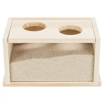Trixie Sandbad Hamster / Rennmaus Unbehandeltes Holz