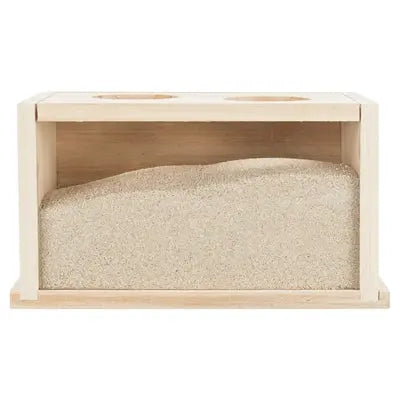 Trixie Sandbad Hamster / Rennmaus Unbehandeltes Holz