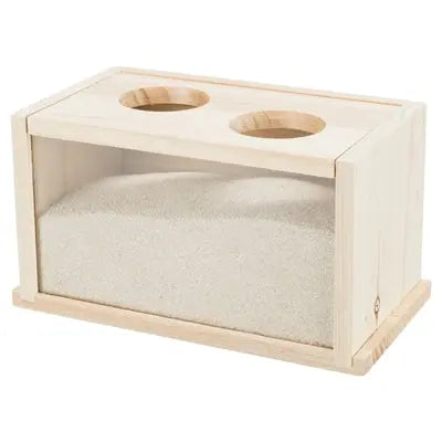 Trixie Sandbad Hamster / Rennmaus Unbehandeltes Holz