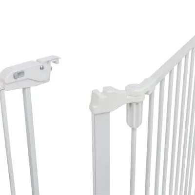 Trixie Hundezaun Zaun Metall 5-Teilig Mit Tür Weiss