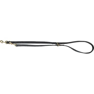 Trixie Hundeleine Reines Verstellbares Leder Schwarz
