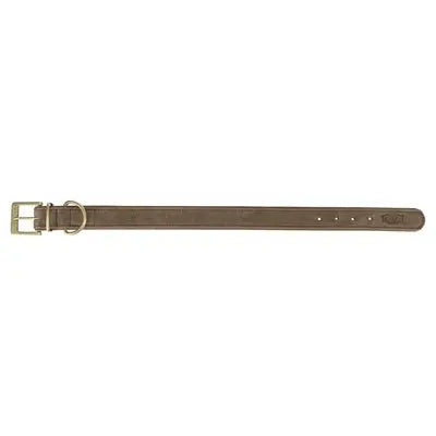 Trixie Halsband Hund Reines Leder Braun