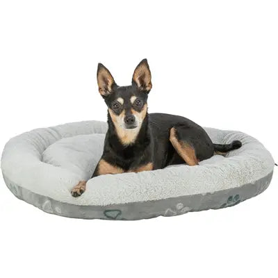 Trixie Hundekorb Jimmy Soft Rund Hellgrau