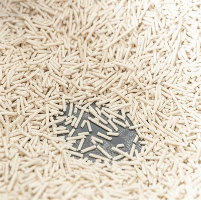 Pflanzliches Trixie Katzenstreu aus Tofu Verpackungsrückseite mit Details