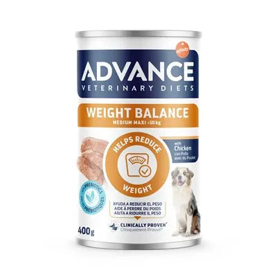 Advance Veterinary Diet Hund Gewicht Balance Mittel / Maxi