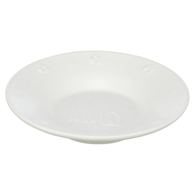 Trixie Keramik Futternapf Katze weiß flach schnurrhaarfreundlich 16cm