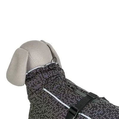 Trixie Hundemantel Limoux Reflect Schwarz/Grau
