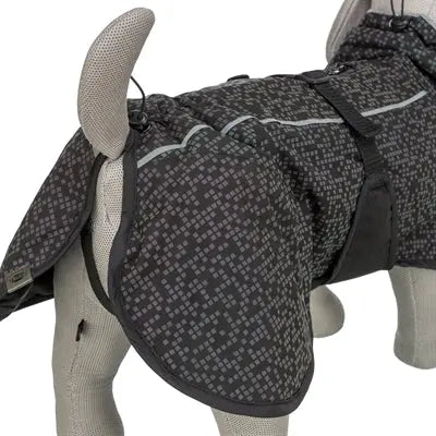 Trixie Hundemantel Limoux Reflect Schwarz/Grau