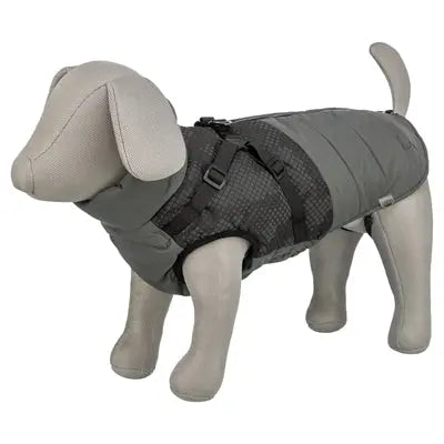 Trixie Hundemantel Pontis Mit Geschirr Reflect Grey